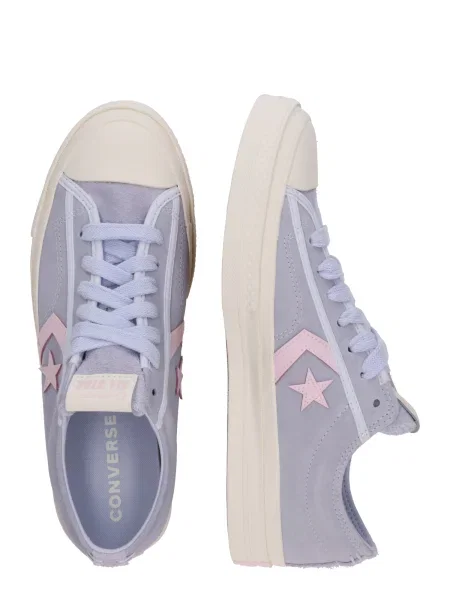 Pantofi Converse din piele de căprioară violet