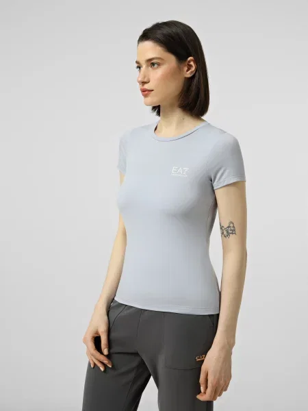Футболка Ea7 голубая
