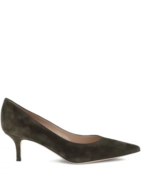 Pantofi cu toc Gianvito Rossi verde