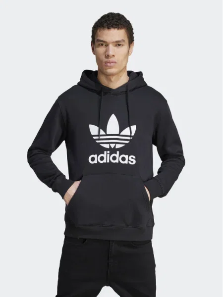 Adidas Mikina Adicolor Classics Trefoil čierna