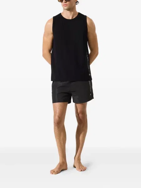 Slip de baie Karl Lagerfeld cu imagine negru