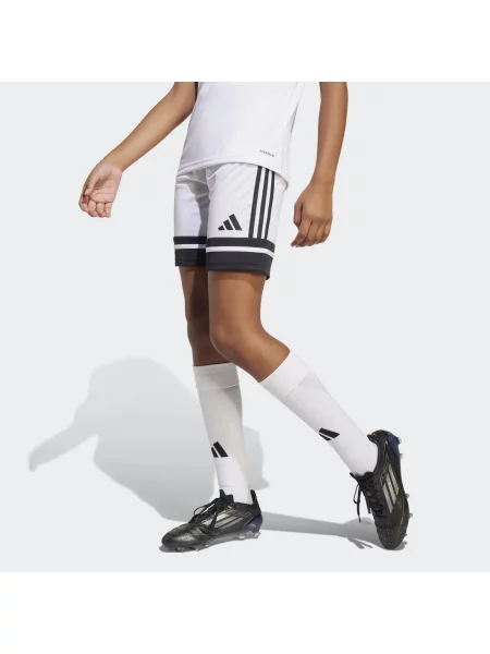 Spodenki piłkarskie dla dzieci ADIDAS Squadra 25 białe