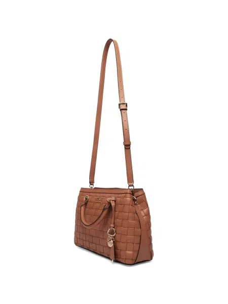 Geantă shopper Guess maro