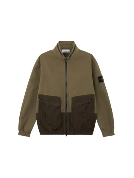 Kurtka Stone Island z kamieniami zielona