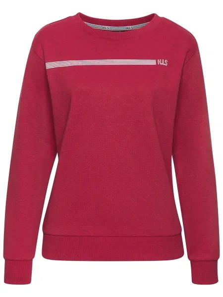 H.I.S Majica karminsko rdeča bela