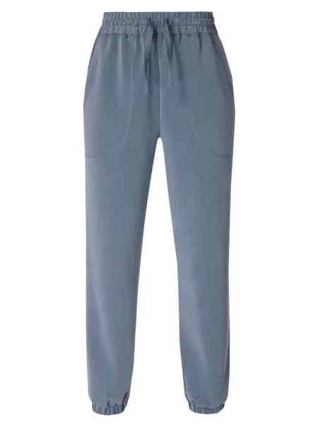 Pantaloni Sweaty Betty alergare cu cordon albastru