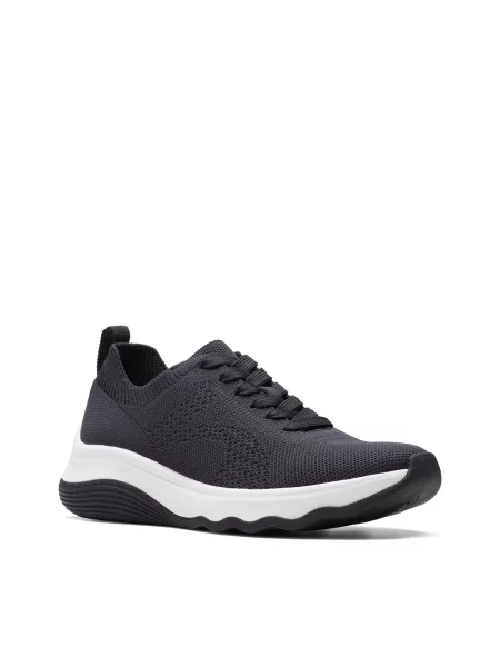 Pantofi Clarks cu legături negru