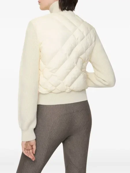 Pikowana kurtka Burberry biała