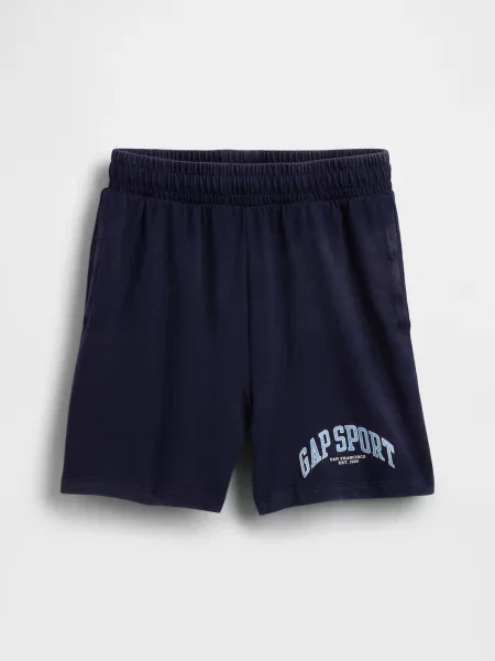 Pantaloni scurți de sport copii Gap albastru