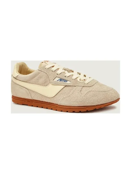 Autry Sneakers WINDSPIN | piele întoarsă bej