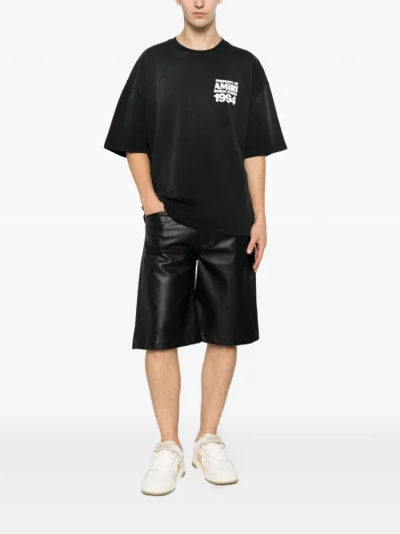 Tricou Amiri cu imagine negru