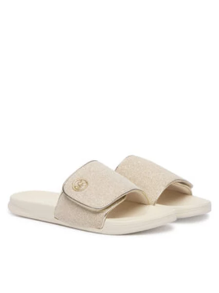 MICHAEL Michael Kors Šlepetės Jett Darby Auksinė