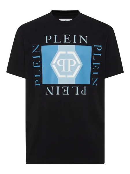 Tricou Philipp Plein cu imagine negru