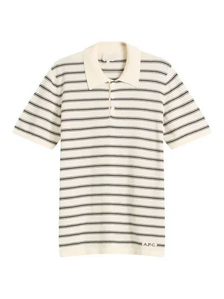 Koszulka polo A.p.c. czarna