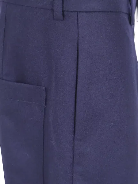 Pantaloni scurți Sofie D'hoore de lână albastru