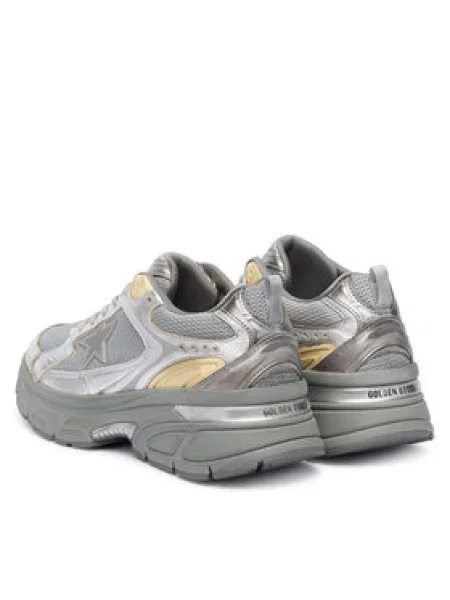 GOLDEN GOOSE Superge Lightstar Srebrna zlata