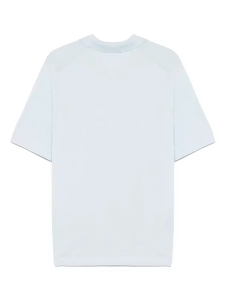 Tricou Cruciani tricotate albastru