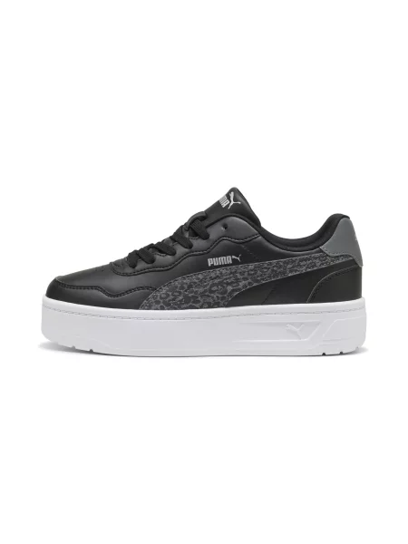 PUMA sneakersy Court Lally Skye Feline Akcesoria czarny