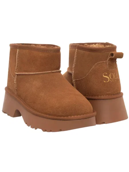 Botine Solo Soprani Couture maro