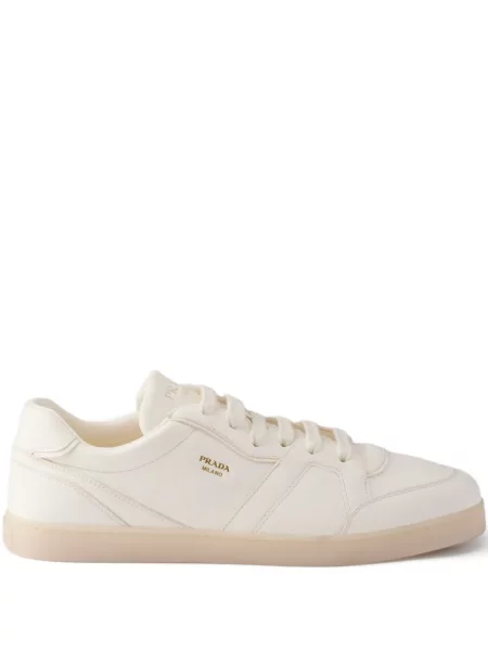 Sneakerși Prada din piele cu imagine