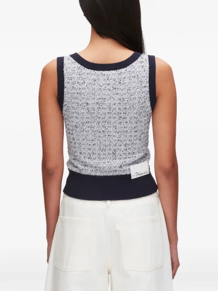 Top 3.1 Phillip Lim cu nervuri gri