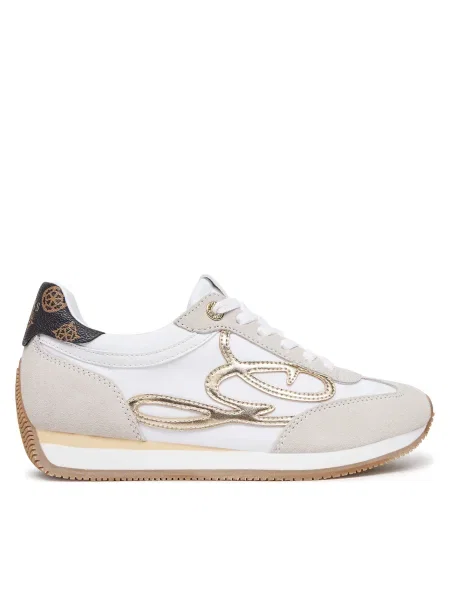 Sneakerși Guess alb