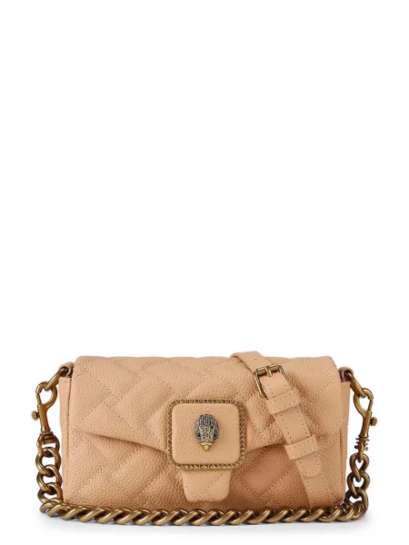 Kurt Geiger London torebka crossbody skórzana Mini Pimlico brązowa