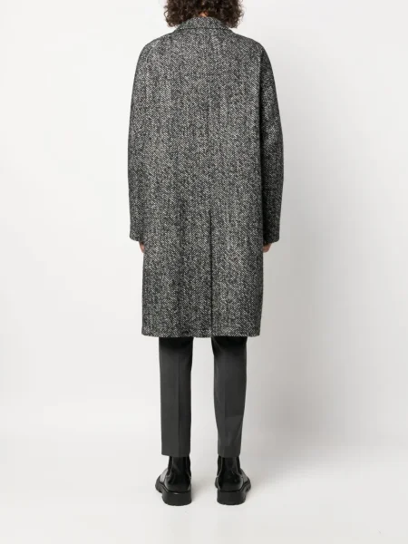 Palton Tagliatore tricotate negru