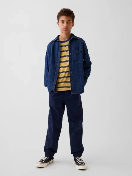 Jogger hlače Gap bijela