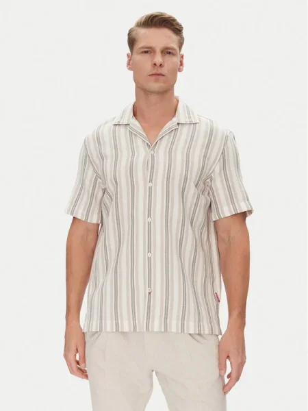 JOOP! Jeans Риза 15 Casual Fit бежов