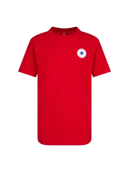 CONVERSE Tricou albastru / roșu alb