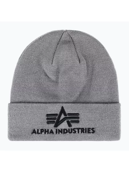 Alpha Industries 3D vřesová čepice šedá