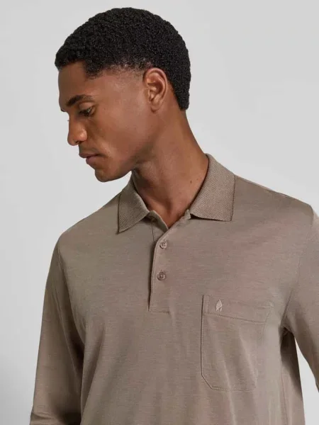 Koszulka polo o kroju regular fit z mieszanki bawełny Ragman