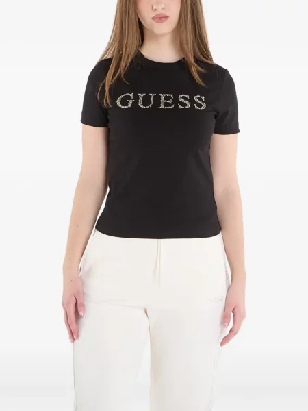 Stras tricou Guess negru