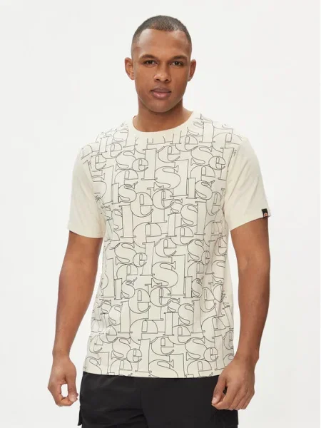 Ellesse pánske tričko Gilliano off white biela