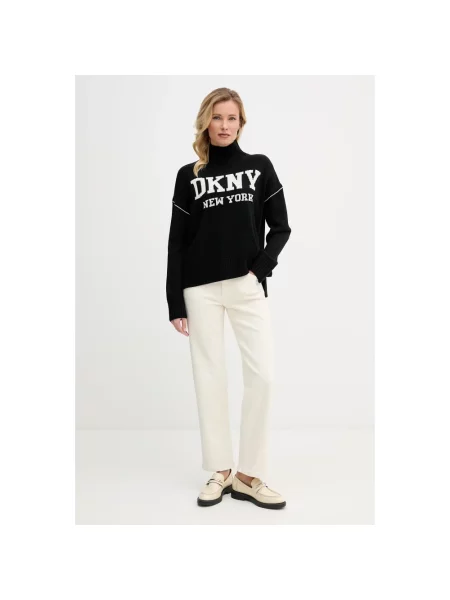 Jeansy Dkny beżowe