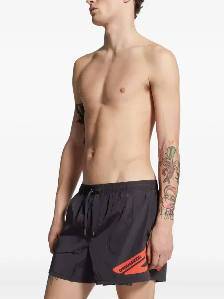 Slip de baie Dsquared2 negru