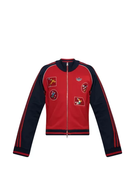 Hanorac Adidas din jacard alb