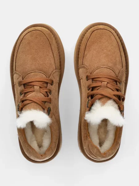 Замшевые сапоги Answear.lab коричневые