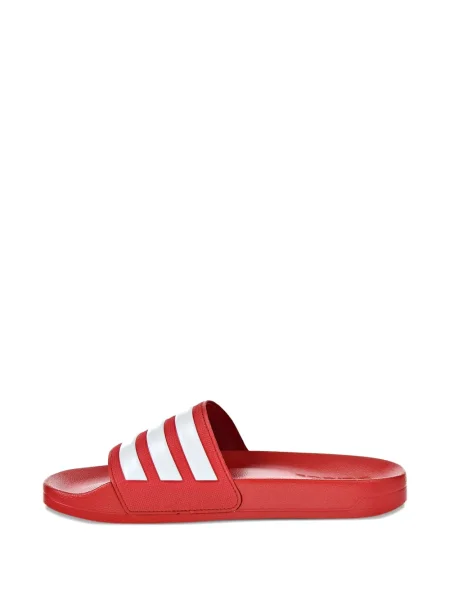 Prugaste trčanje tenisice Adidas Cloudfoam s kristalima crvena