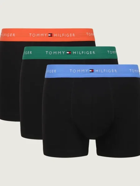Tommy Hilfiger Set 3 perechi de boxeri negru