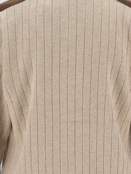 Cardigan Paul & Shark din piele de căprioară