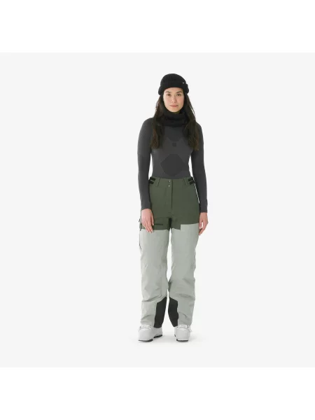 Spodnie narciarskie i snowboardowe Quechua Pant AM zielone