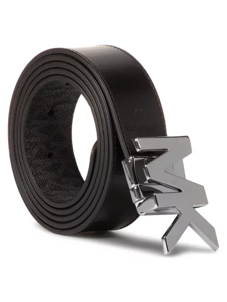 Ремень Michael Michael Kors с пряжкой с ремешками черный