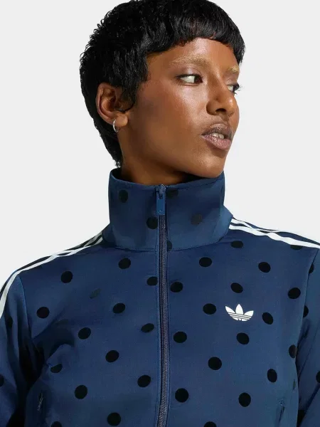 Adidas Originals кофта на застібці Satin Polka Dots