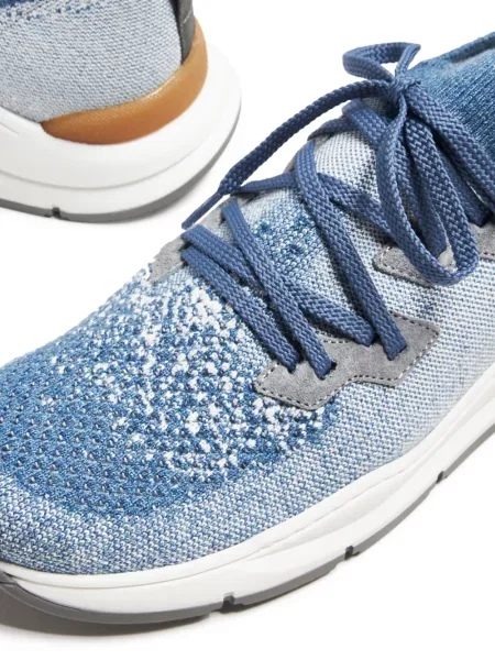 Buty do biegania dziecięce Brunello Cucinelli niebieskie