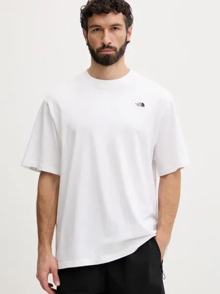 The North Face tričko Essential Simple Dome bílé