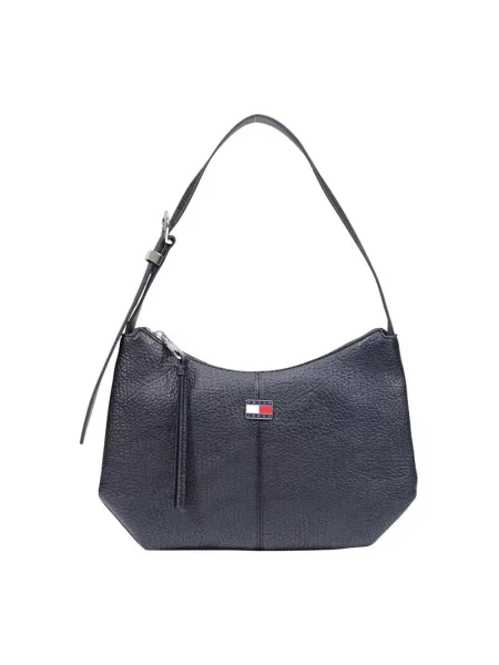 Tommy Jeans torebka z imitacji skóry czarna
