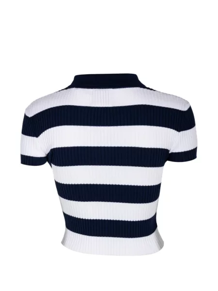 Top Denimist tricotate albastru