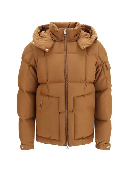 Matlasat geacă Moncler maro